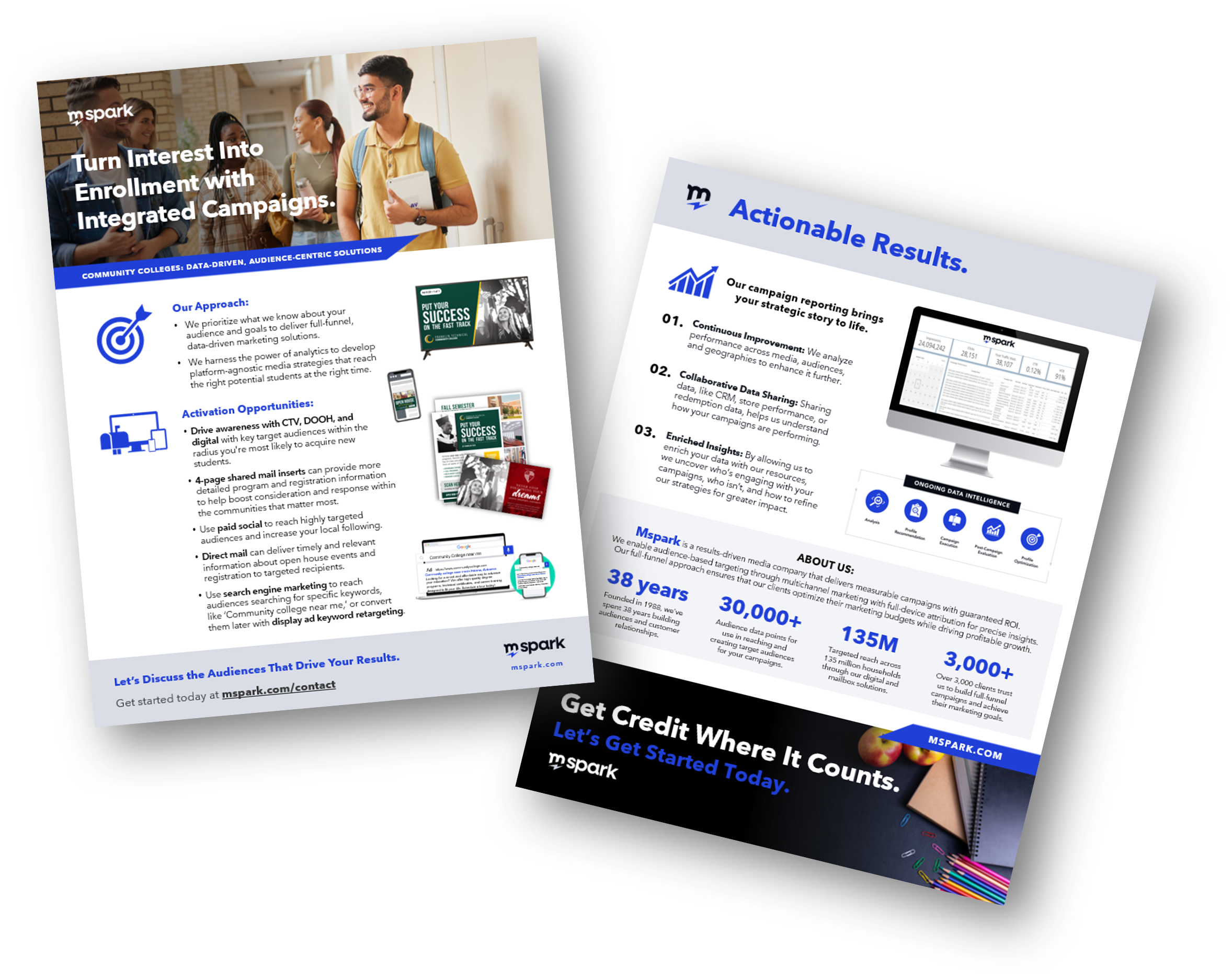 Education one-sheet image - Mspark Higher Education one-sheet image